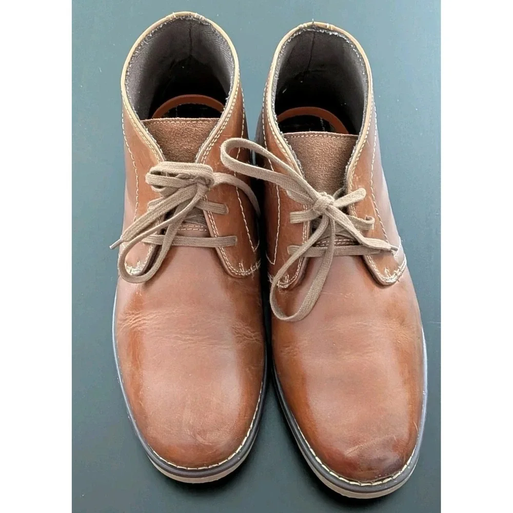 Sebago Reese Chukka Boots Men's Brown Leather Size 11 Lace Up